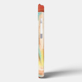 Rustikale Orange Seashells Case-Mate iPhone Hülle (Rückseite / Links)