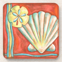 Rustikale Orange Seashells