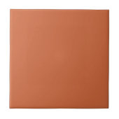 Rustikale Orange Solid Color | Classic | elegant Fliese (Vorderseite)