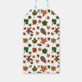 Rustikale Orange Truck Kleine Pumpkin Baby Dusche Geschenkanhänger (Rückseite)