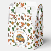 Rustikale Orange Truck Kleine Pumpkin Baby Dusche Geschenkschachtel (Geöffnet)