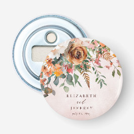 Rustikale Orangefarbene Hochzeit im Herbst Flaschenöffner