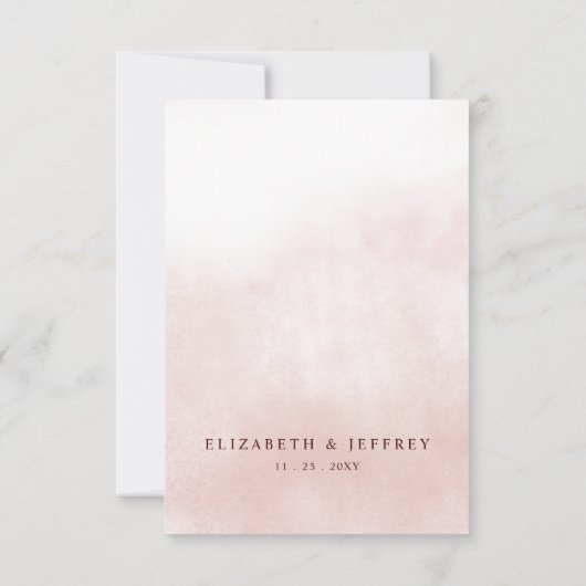 Rustikale Orangefarbene Hochzeit im Herbst QR CODE RSVP Karte (Rückseite)