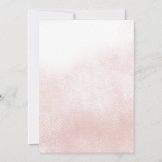 Rustikale Orangefarbene Hochzeit im Herbst Save The Date (Rückseite)