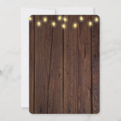 Rustikale Ostereier Babydusche Einladung (Rückseite)