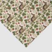 Rustikale Osterhase Erdbeere Seidenpapier (Ausschnitt)