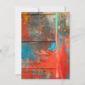 Rustikale Outdoor Paintball-Party Einladung (Rückseite)