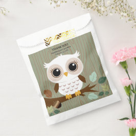 Rustikale Owl Woodland Forest Baby Dusche Geschenktütchen