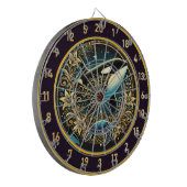 Rustikale Ozeanwelt Dartboard Wall Art Dartscheibe (Vorderseite Links)