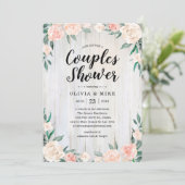 Rustikale Paare - Einladungen (Stehend Vorderseite)