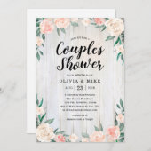 Rustikale Paare - Einladungen (Vorne/Hinten)