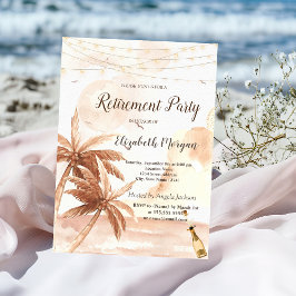 Rustikale Palmen, Balloons, Party für die Weinvors Einladung