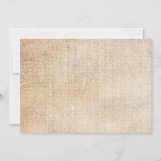 Rustikale Palmen Trees Beach Hochzeitseinladungen Einladung (Rückseite)