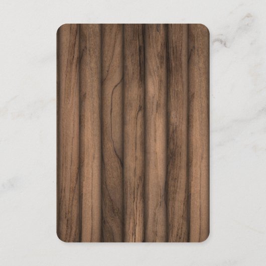 Rustikale Pancakes Baby & Brunch Babydusche Begleitkarte (Rückseite)