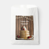 Rustikale Pancakes Baby & Brunch Babydusche Geschenktütchen (Vorderseite)