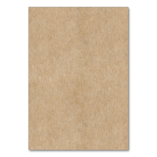 Rustikale Papierhochzeit Tischnummer (Rückseite)