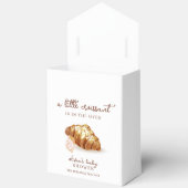 Rustikale Pariser Bäckerei Konditorei Croissant Ba Geschenkschachtel (Offen)