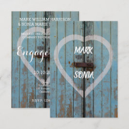 Rustikale Partei für die Tür eines Landes Einladung