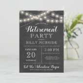 Rustikale Party Einladung (Stehend Vorderseite)