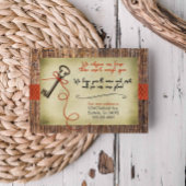 Rustikale Party Einladung