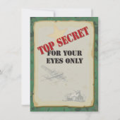 Rustikale Party Einladung (Rückseite)