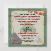 Rustikale Party Einladung (Vorderseite)