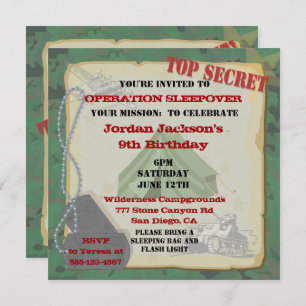 Rustikale Party Einladung