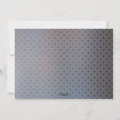 Rustikale Party Einladung für das Ruhestand (Rückseite)