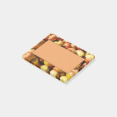 Rustikale Pastel farbiger Fall Apple Post-it Klebezettel (angewinkelt)