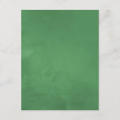 Rustikale Pastel Floral Terrarium Garden Wedding Begleitkarte (Rückseite)