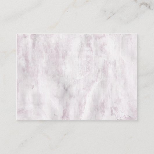 rustikale Pastell Botanics Hochzeitskarte Begleitkarte (Rückseite)