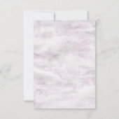 rustikale Pastell-Botanics uAwg Hochzeitskarte RSVP Karte (Rückseite)