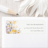 Rustikale Pastellgelbe Herbstuntergang Landschafts (Insitu)