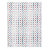 Rustikale Patriotische Rote, Weiße und Blaue Stern Tischdecke (Vorderseite)