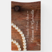 Rustikale Perlen und Braunwaldlandschaften Banner (Vertikal)