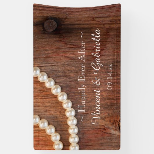 Rustikale Perlen und Braunwaldlandschaften Banner (Vertikal)