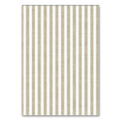 Rustikale Perlen und Rennsitzkarten Tischnummer (Rückseite)