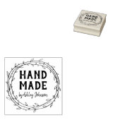 Rustikale Personalisierte Handarbeit Gummistempel (Stempel)