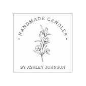 Rustikale Personalisierte Handarbeit von Gummistempel (Prägung)