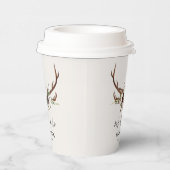 rustikale personalisierte Jungfrau Pappbecher (Rechts)