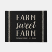 Rustikale Personalisierte landwirtschaftliche Zuck Fußmatte (Vorderseite)