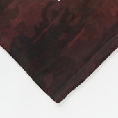 Rustikale Personalisierte Monogramm-Paare FotoColl Fleecedecke (Ecke)