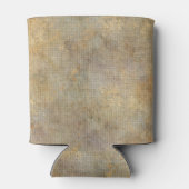 Rustikale Personalisierte Textur Dosenkühler (Rückseite)