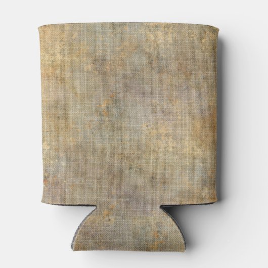 Rustikale Personalisierte Textur Dosenkühler (Rückseite)