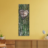 Rustikale, Personalisierte Treppenherzen Leinwanddruck (Insitu (Wohnzimmer))