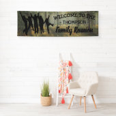 Rustikale Personalisierte Wiedersehen Banner (Insitu)