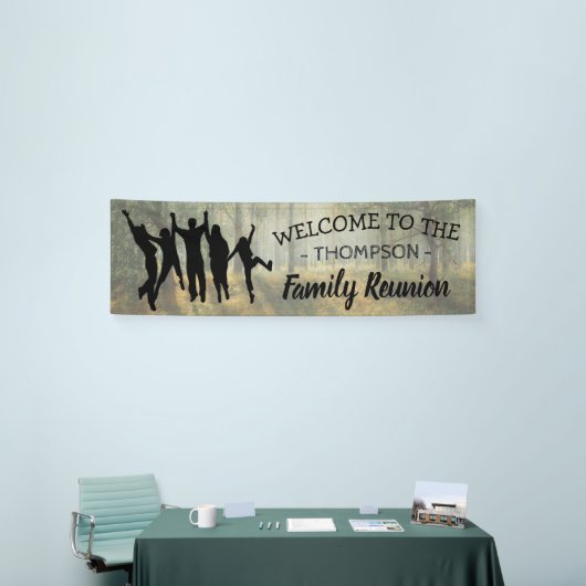 Rustikale Personalisierte Wiedersehen Banner (Messeveranstaltung)