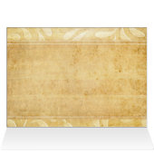 Rustikale Pfauenfüßer Hochzeitssehen-Platzkarten (Innenansicht Horizontal (Oben))