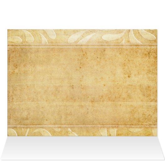 Rustikale Pfauenfüßer Hochzeitssehen-Platzkarten (Innenansicht Horizontal (Oben))