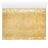 Rustikale Pfauenfüßer Hochzeitssehen-Platzkarten (Innenansicht Horizontal (Unten))